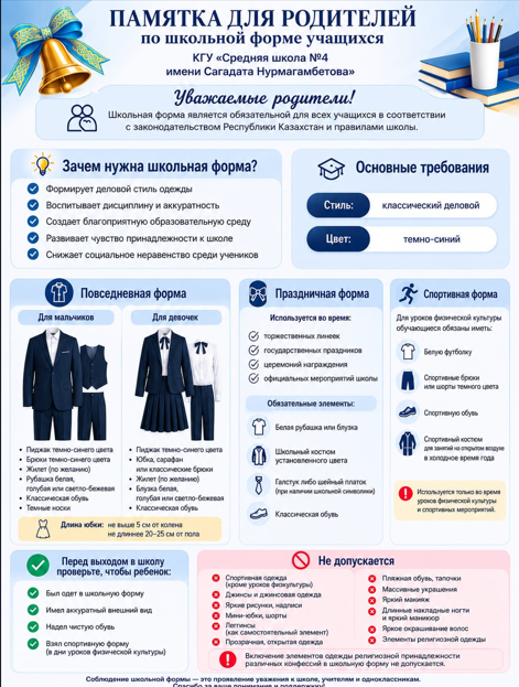 Рекомендации по школьной форме